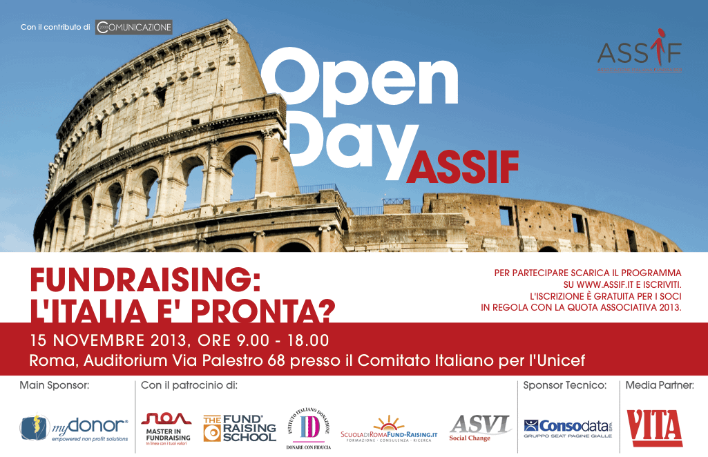 Open Day ASSIF Associazione Italiana Fundraiser 2013